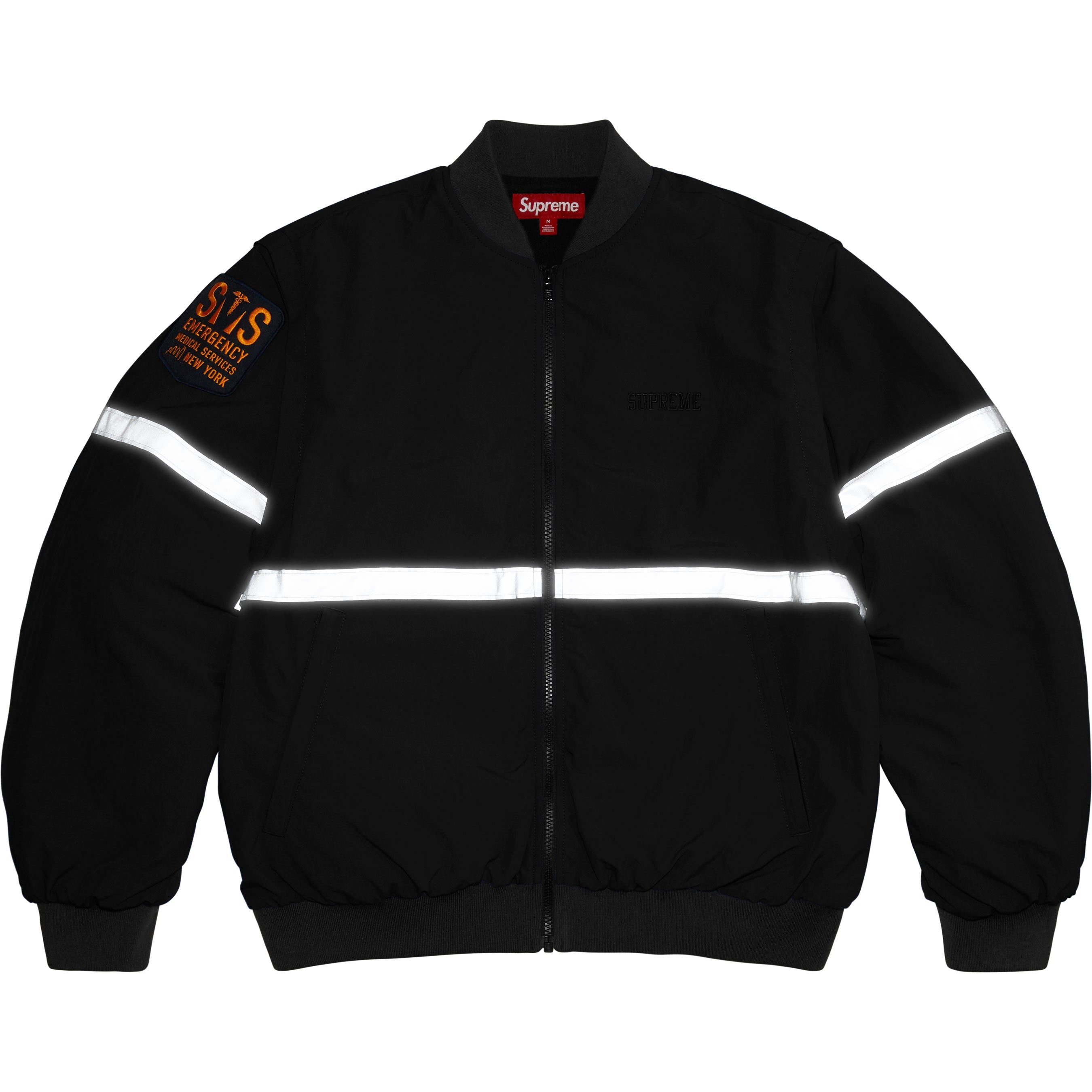 Zip-Off Sleeve Reflective Stripe Jacket view 13